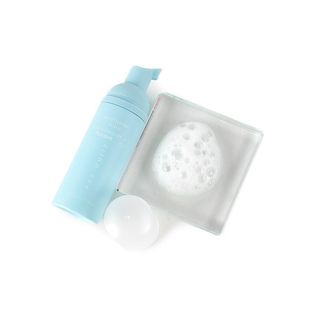 Pro White Flavoured Mouthwash Foam — flavour range