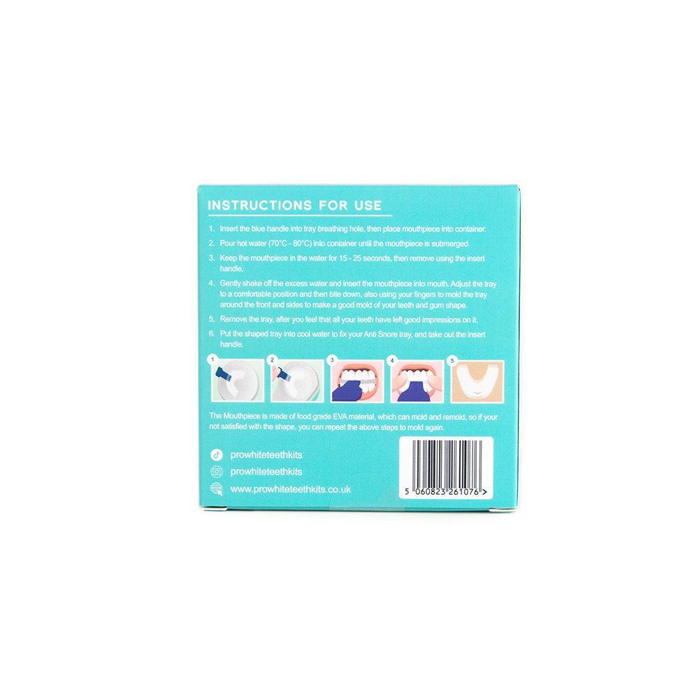 Pro White Anti Snoring Mouthpiece — before and after sleep results