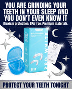 Pro White Grind Defense Night Guard — Gen Z bold creative