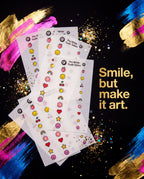 Pro White Tooth Tattoo Stickers — hero editorial