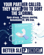 Pro White Anti Snoring Mouthpiece — advertorial infographic