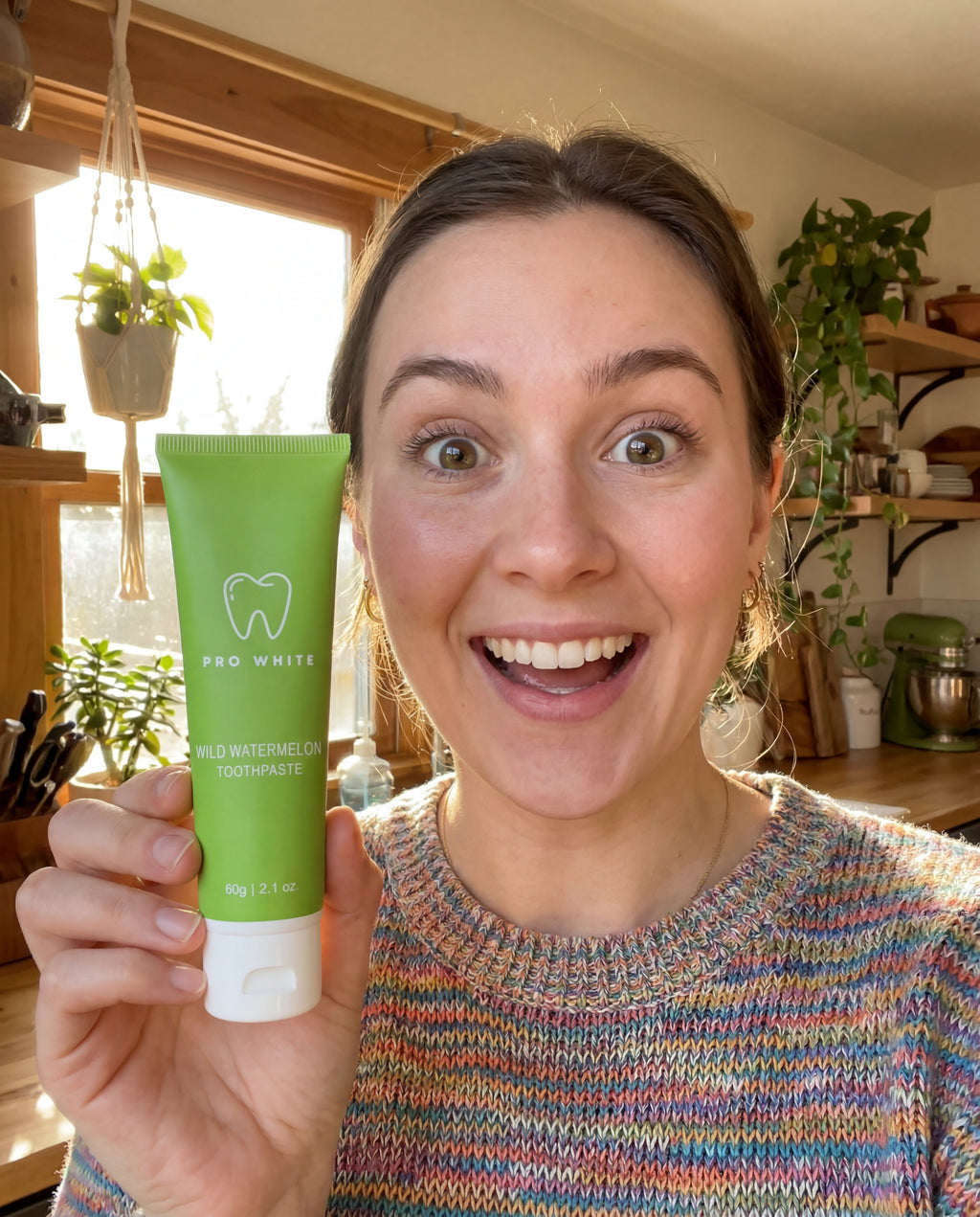 Pro White TruFlouride Flavoured Toothpaste — creator hold