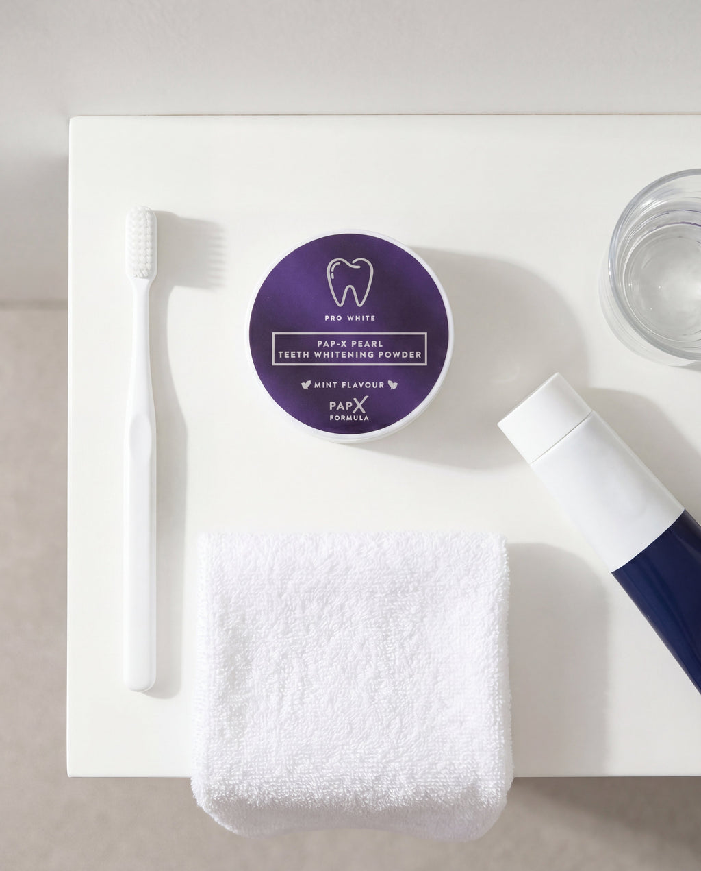 Pro White PAP-X Teeth Whitening Powder — Gen Z bold creative