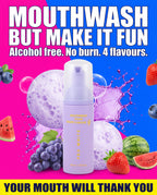 Pro White Flavoured Mouthwash Foam — Gen Z bold creative