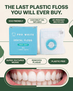 Pro White Eco Dental Floss — advertorial infographic