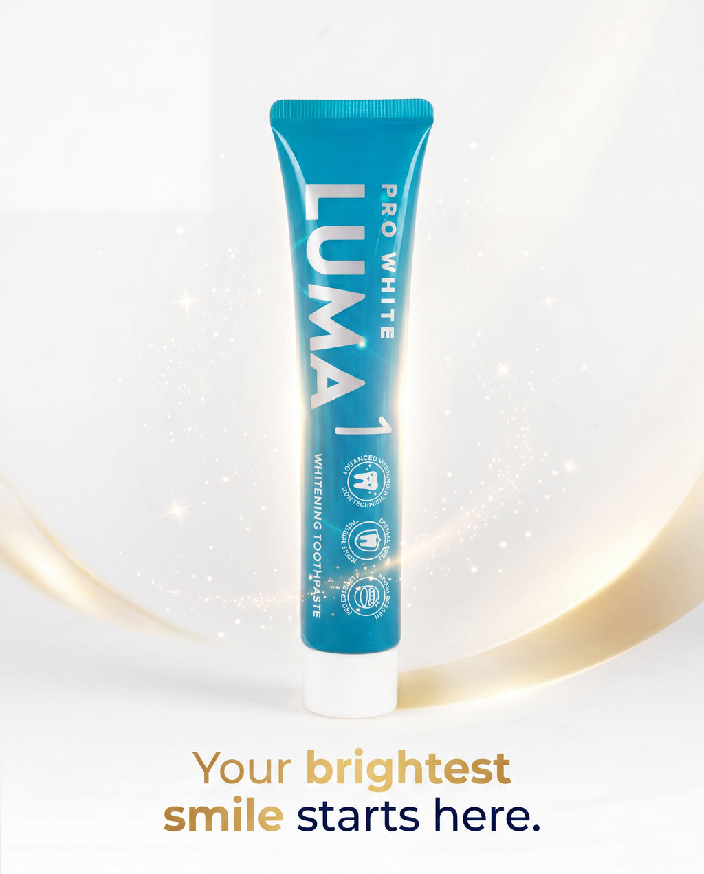 Pro White Luma1 Whitening Toothpaste — hero editorial