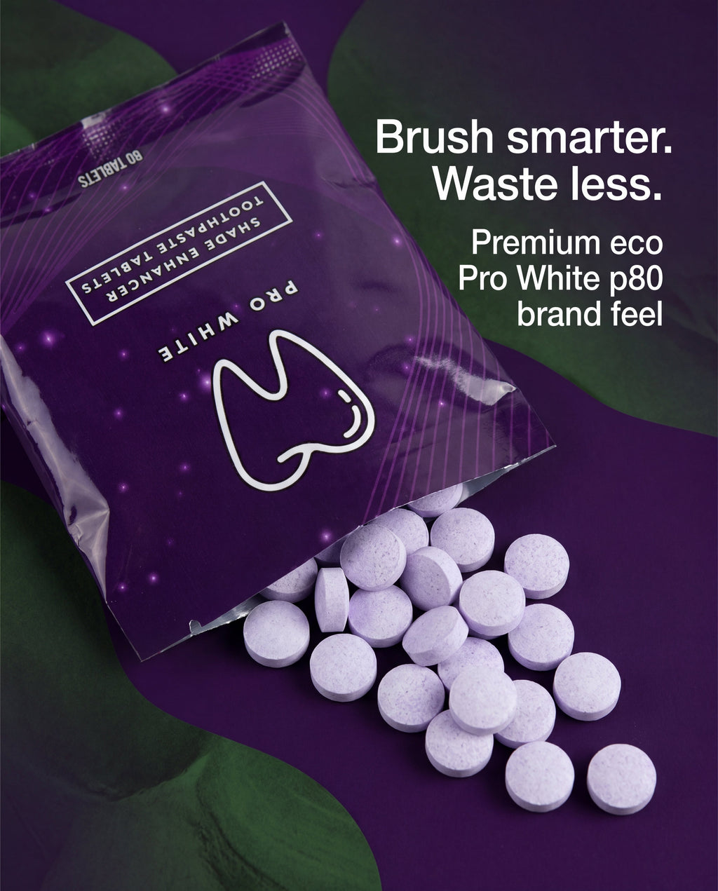 Pro White p80 Shade Enhancer Toothpaste Tabs — hero editorial