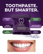 Pro White p80 Shade Enhancer Toothpaste Tabs — advertorial infographic