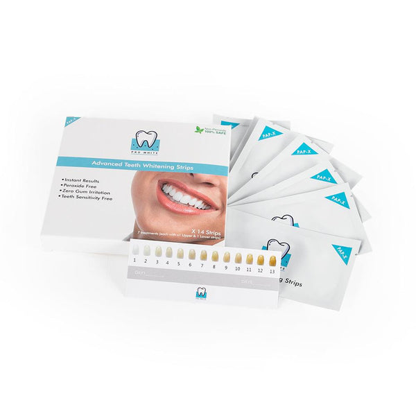 PAP-X Pro White Teeth Whitening Strips™ Retail