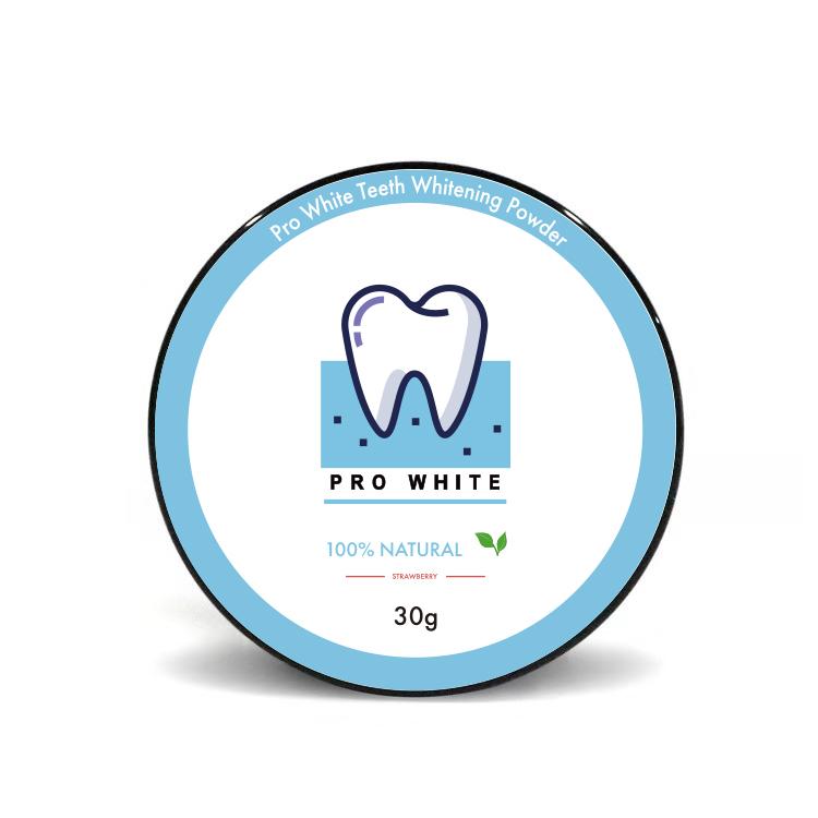 Pro White Teeth Whitening Powder Activated Charcoal Pro White Teeth Kits Strawberry 